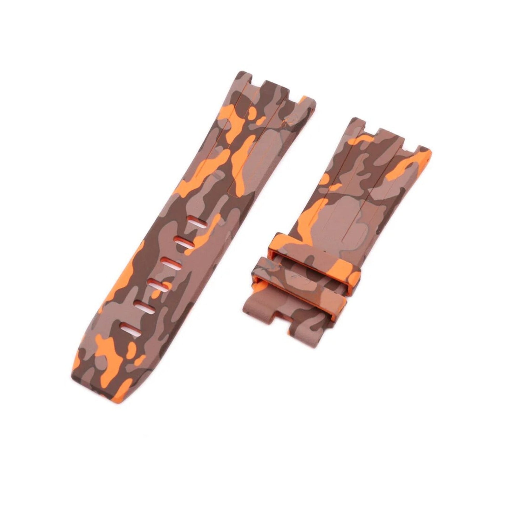 Rubber Watch Strap – 28mm – For 42mm Luxury Diver Watches – Camo Colors | Wellstraps™ Wellstraps