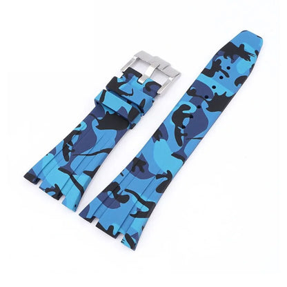 Rubber Watch Strap – Camo Collection – 26mm – For 41mm Luxury Sport Watches – Multiple Camo Colors | Wellstraps™ Wellstraps