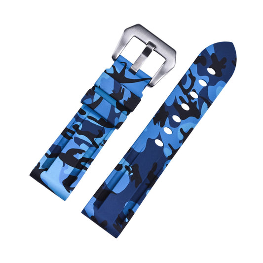Rubber Strap Camo – Compatible with 20–26mm Watches | Wellstraps™ Wellstraps