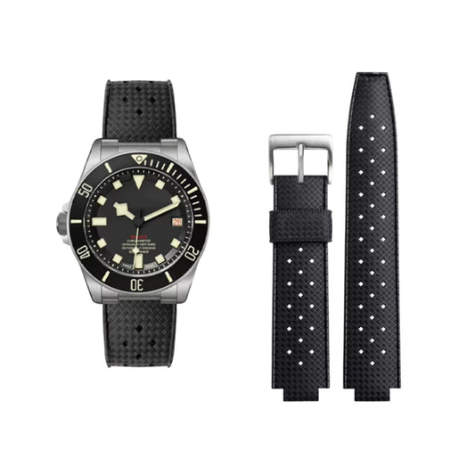 Rubber Strap – Compatible with 21mm & 22mm Watches Wellstraps