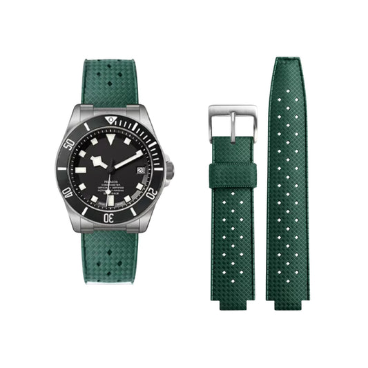 Rubber Strap – Compatible with 21mm & 22mm Watches Wellstraps