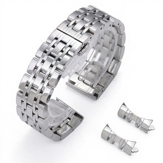 Stainless Steel Strap – 16mm to 22mm | Universal Watch Band Wellstraps